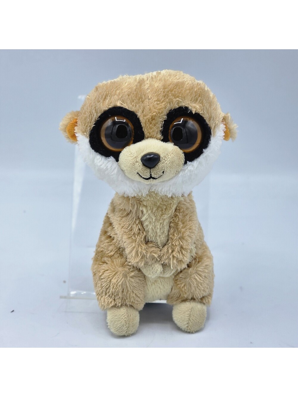 Ty Beanie Boo “Rebel” the Meerkat, No Hang Tag - Purple Tush Tag (6 inch)